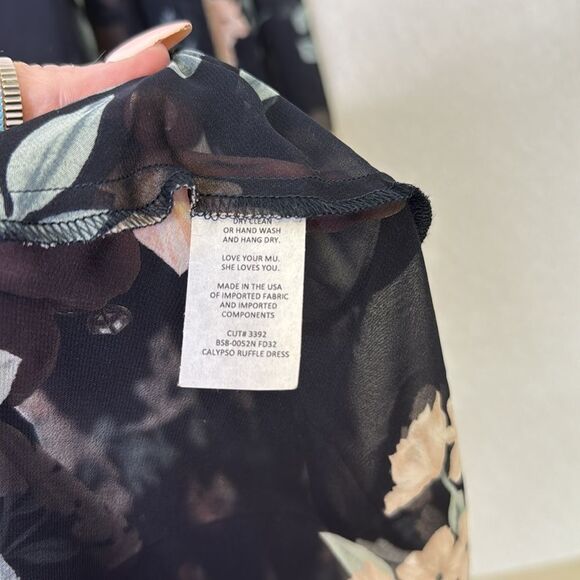 Show Me Your Mumu Calypso Fleur De Fun Tiered Maxi Dress XL - Picture 6 of 6